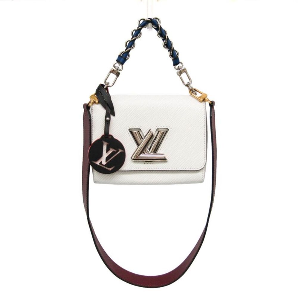 Louis Vuitton Twist Epi Leather White Leather Handbag